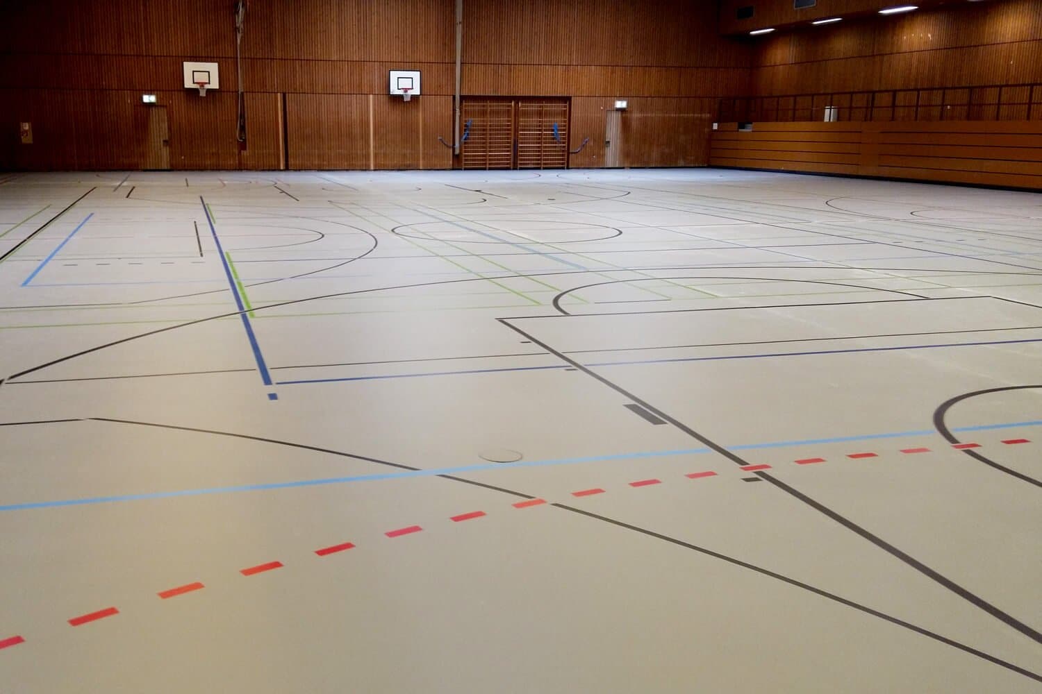 Sporthalle Renovierung Schule