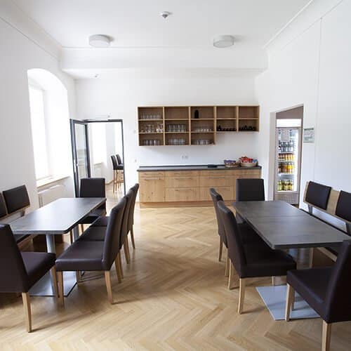 strip parquet natural oak 22 mm Kloster Weltenburg