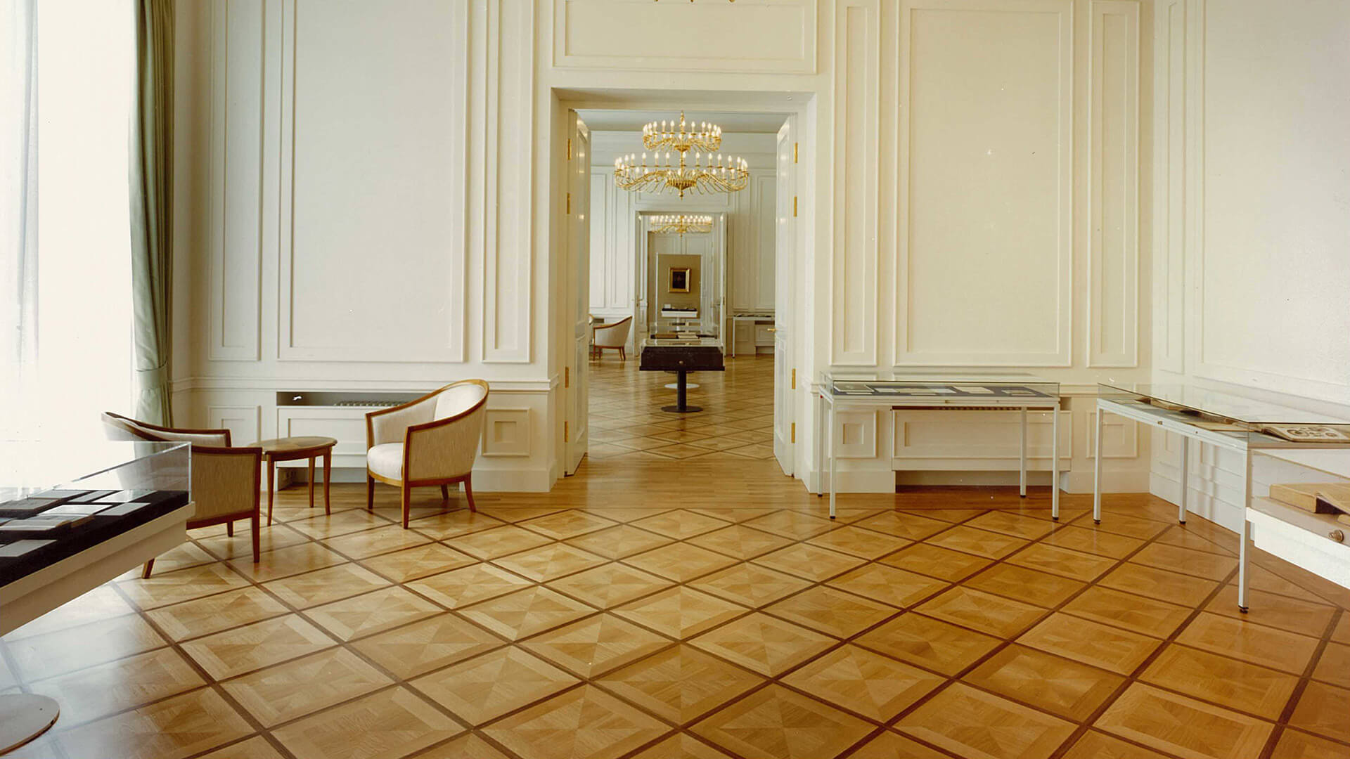 Boarded parquet flooring Charlottenburg Palace Berlin