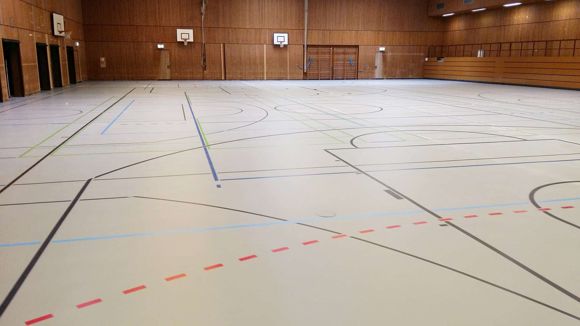 Renovierung Sporthalle Bembé Elastic Freudenheim