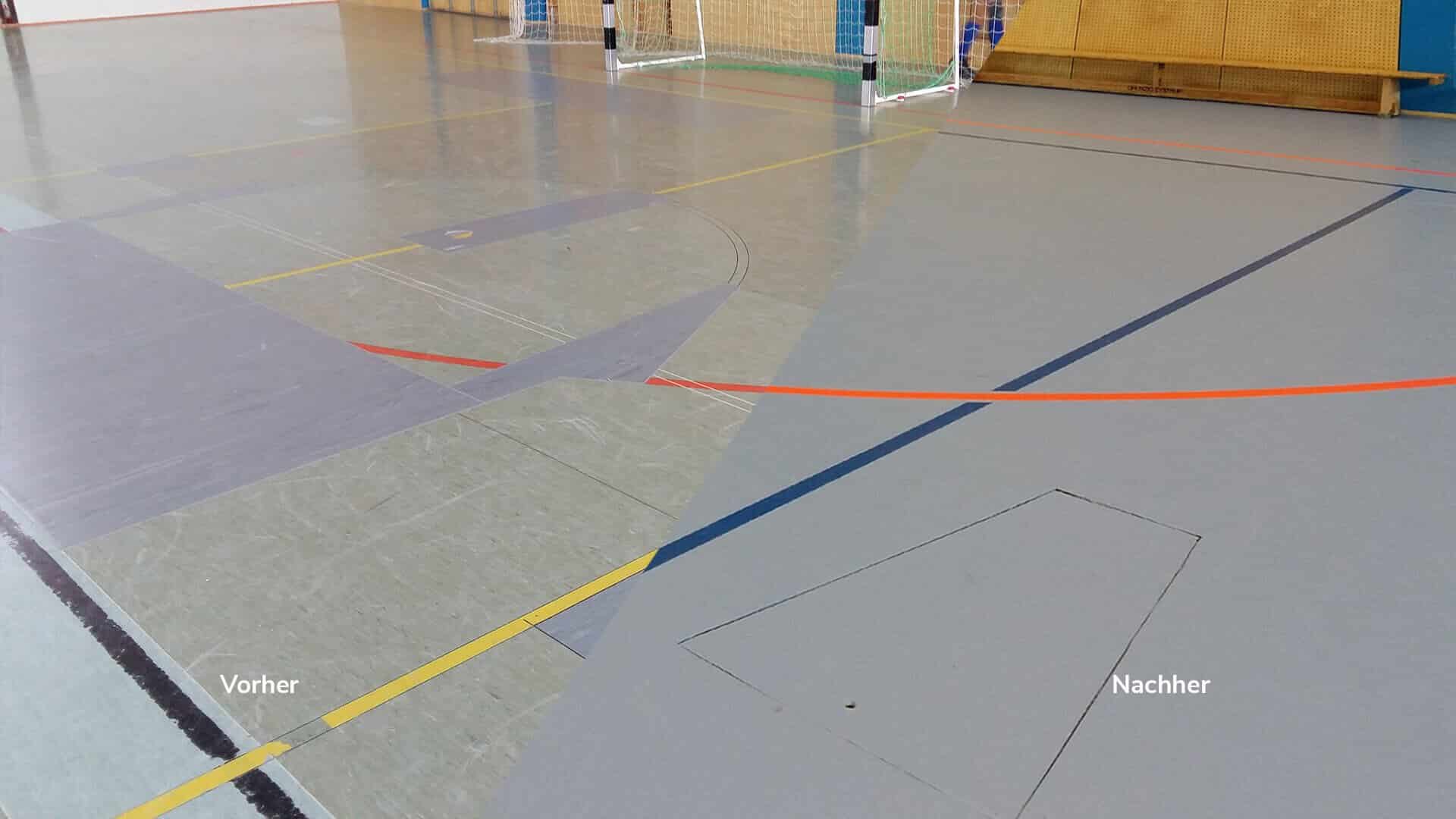 Sports hall after renovation