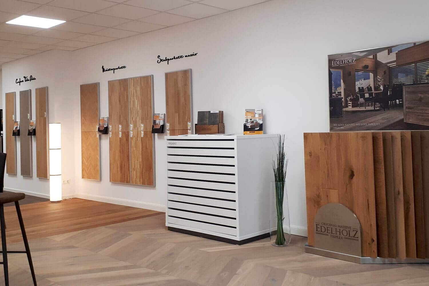 Parkett, Dielen, Laminat und Vinyl im Studio Potsdam