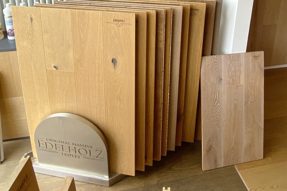 Edelholz DIelen in Ausstellung Aachen