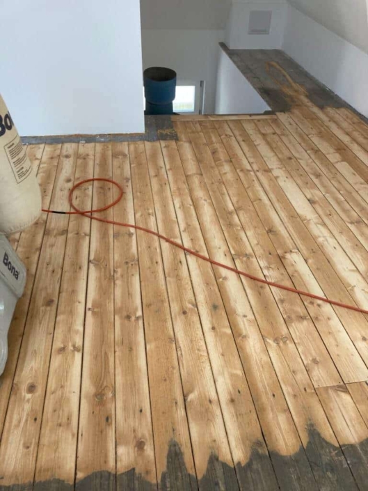 geschliffener Dielenboden in Reutlingen