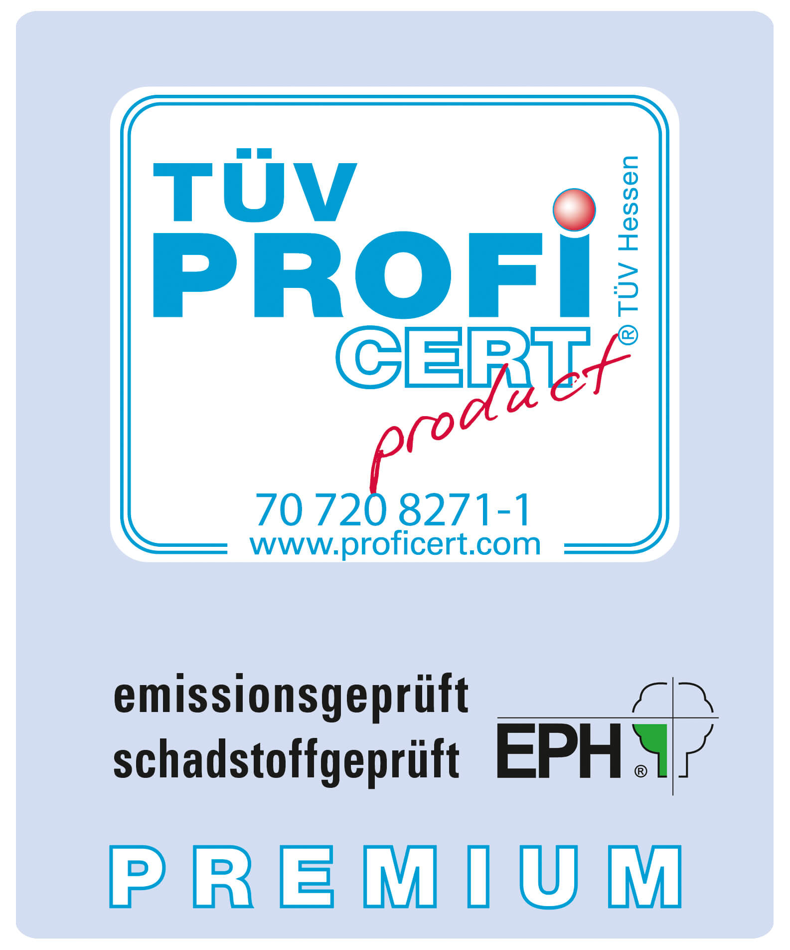 TÜV Profi Cert - emissionsgeprüft