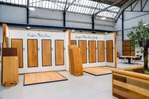 massivparkett muster in ausstellung in hamburg altona