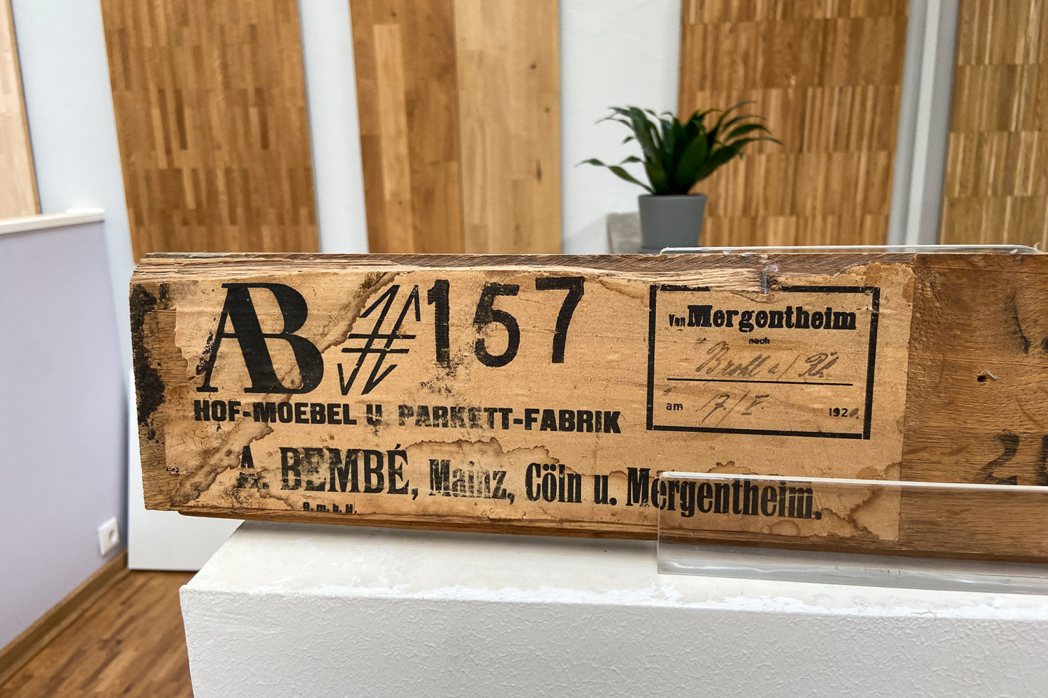 bembe parket historisches Fundstück in Bonn