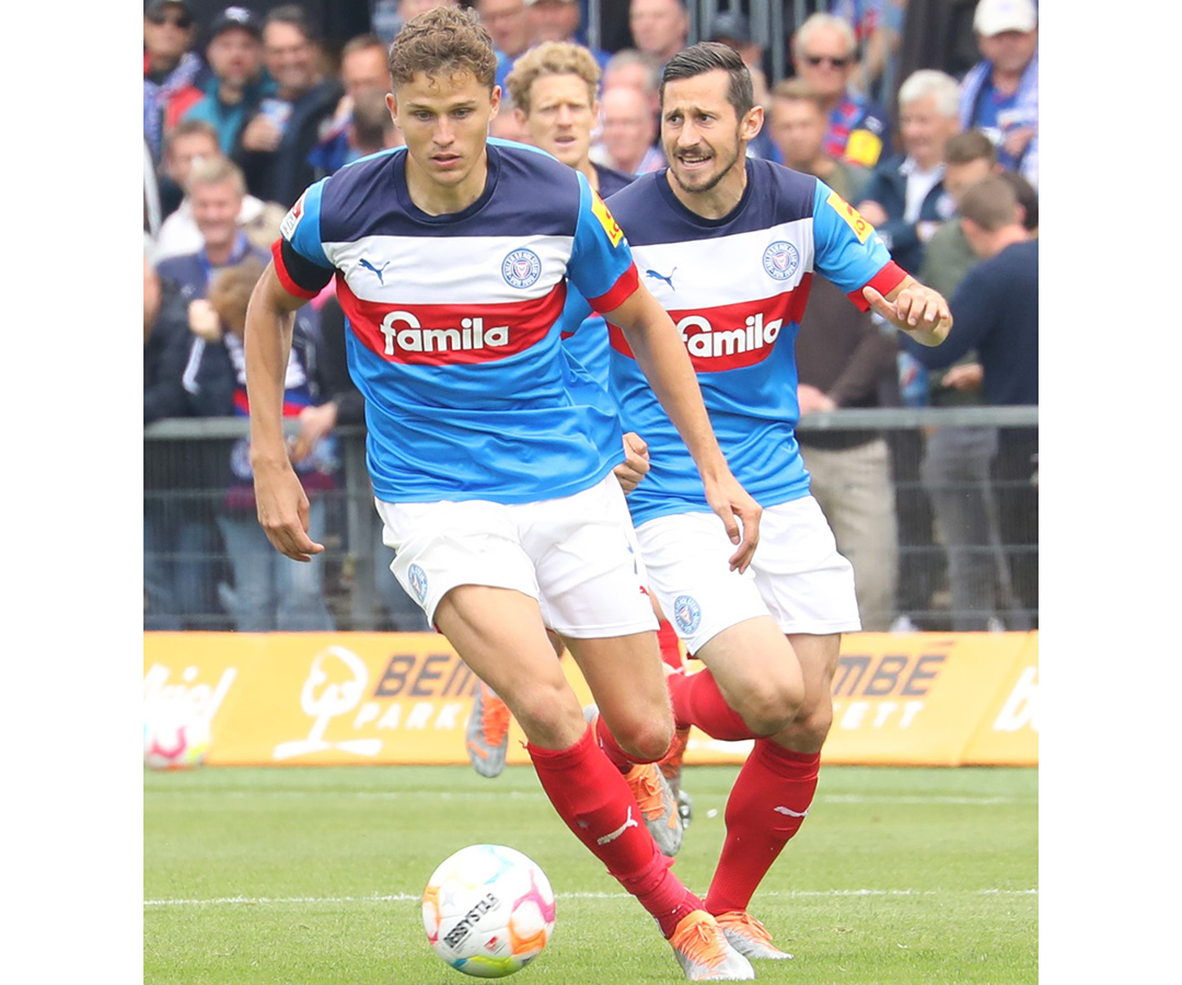 Benedikt Pichler und Steven Skrzybski Kiel vs Kaiserslautern