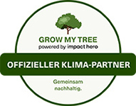 Grow My Tree Logo für gemeinsame Aufforstung der Wälder