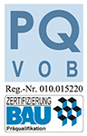Logo von der VOB Präqualifikation