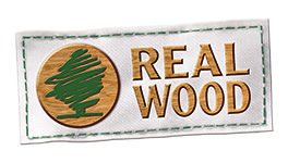 Realwood Logo zur Identifizierung von echten Holzböden