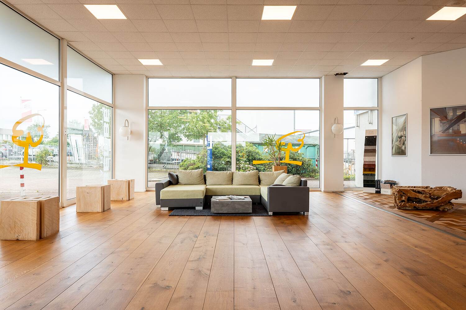 Bembé Parkett Lounge in Bochum mit außergewöhnlichen Dielenböden